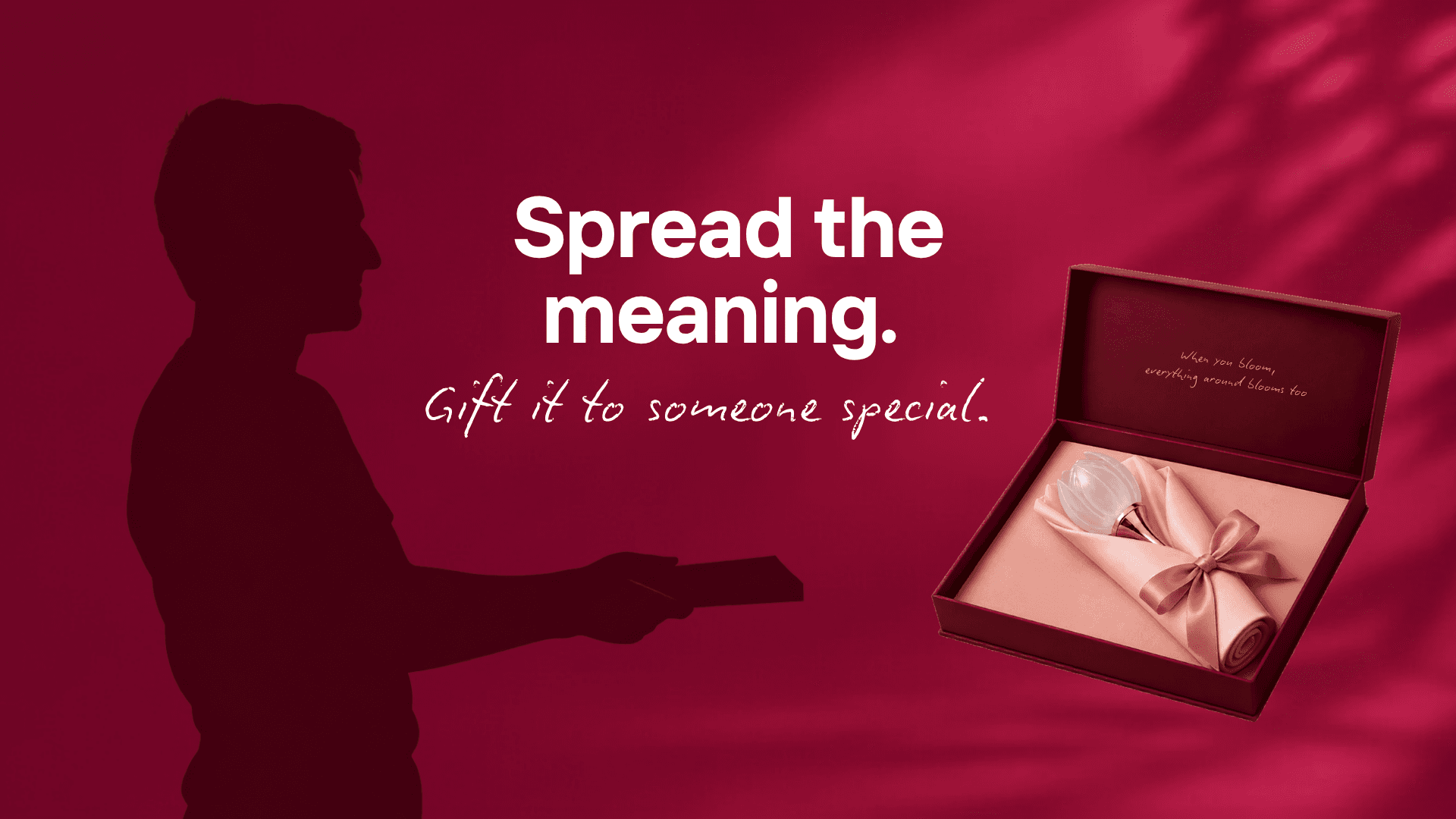 Spread the meaning. Gift it to someone special.
